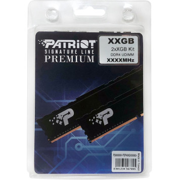 Память DDR4 2x4GB 2666MHz Patriot PSP48G2666KH1 Signature Premium RTL PC4-21300 CL19 DIMM 288-pin 1.2В single rank с радиатором Ret -4