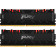Память DDR4 2x8GB 4600МГц Kingston KF446C19RBAK2/16 Fury Renegade RGB RTL Gaming PC4-36800 CL19 DIMM 288-pin 1.5В kit dual rank с радиатором Ret 