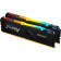 Память DDR4 2x16GB 2666MHz Kingston KF426C16BB2AK2/32 Fury Beast RGB RTL Gaming PC4-21300 CL16 DIMM 288-pin 1.2В kit dual rank с радиатором Ret 