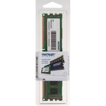 Память DDR3 2Gb 1600MHz Patriot PSD32G16002 RTL PC3-12800 CL11 DIMM 240-pin 1.5В 