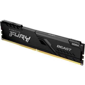 Память DDR4 8Gb 3200MHz Kingston KF432C16BB/8 Fury Beast Black RTL Gaming PC4-25600 CL16 DIMM 288-pin 1.35В single rank 