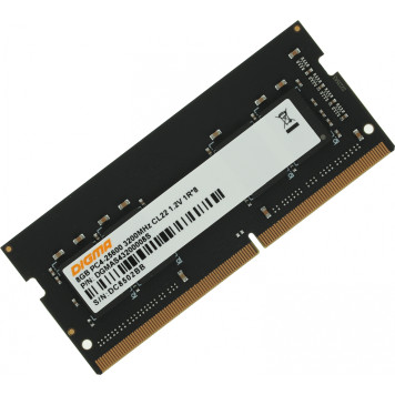 Память DDR4 8Gb 3200MHz Digma DGMAS43200008S RTL PC4-25600 CL22 SO-DIMM 260-pin 1.2В single rank -1