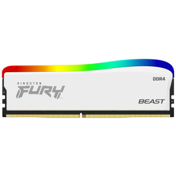 Память DDR4 8GB 3200MHz Kingston KF432C16BWA/8 Fury Beast RGB RTL Gaming PC4-25600 CL16 DIMM 288-pin 1.35В single rank с радиатором Ret -2