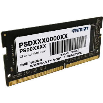 Память DDR4 16Gb 2400MHz Patriot PSD416G240081S RTL PC4-19200 CL17 SO-DIMM 260-pin 1.2В -2