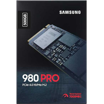 Накопитель SSD Samsung PCI-E x4 500Gb MZ-V8P500BW 980 PRO M.2 2280 -4