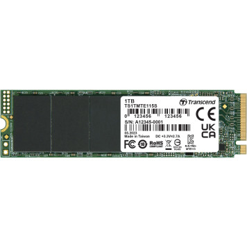 Накопитель SSD Transcend PCI-E 3.0 x4 1Tb TS1TMTE115S 115S M.2 2280 0.2 DWPD 
