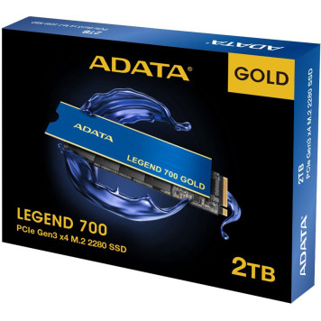 Накопитель SSD A-Data PCIe 3.0 x4 2TB SLEG-700G-2TCS-S48 Legend 700 Gold M.2 2280 -8