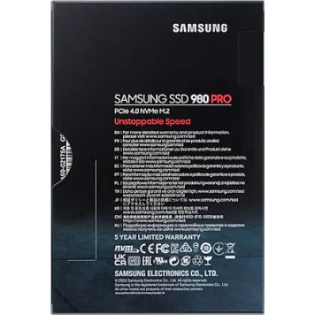 Накопитель SSD Samsung PCI-E x4 1Tb MZ-V8P1T0BW 980 PRO M.2 2280 -4