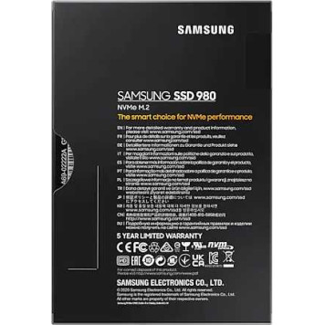 Накопитель SSD Samsung PCI-E x4 500Gb MZ-V8V500BW 980 M.2 2280 -5