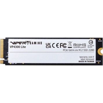 Накопитель SSD Patriot PCIe 4.0 x4 500GB VP4300L500GM28H Viper VP4300 Lite M.2 2280 -1