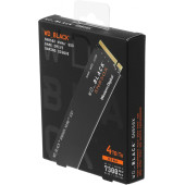Накопитель SSD WD PCIe 4.0 x4 4000GB WDS400T2X0E Black SN850X M.2 2280