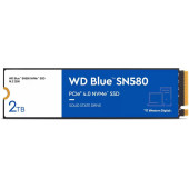 Накопитель SSD WD S PCIe 4.0 x4 2TB WDS200T3B0E Blue SN580 M.2 2280
