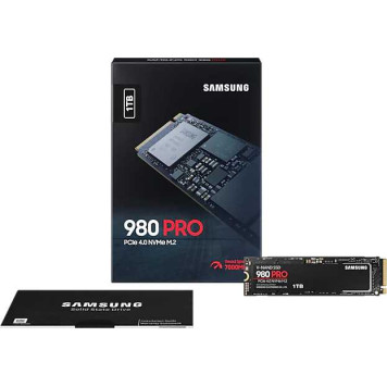 Накопитель SSD Samsung PCI-E x4 1Tb MZ-V8P1T0BW 980 PRO M.2 2280 -6
