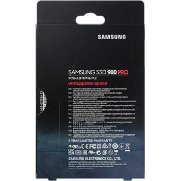 Накопитель SSD Samsung PCI-E x4 1Tb MZ-V8P1T0BW 980 PRO M.2 2280 -8