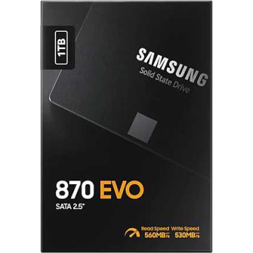 Накопитель SSD Samsung SATA III 1Tb MZ-77E1T0BW 870 EVO 2.5