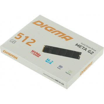 Накопитель SSD Digma PCI-E 4.0 x4 512Gb DGSM4512GG23T Meta G2 M.2 2280 -3