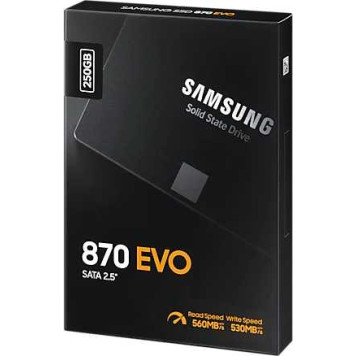 Накопитель SSD Samsung SATA III 250Gb MZ-77E250BW 870 EVO 2.5
