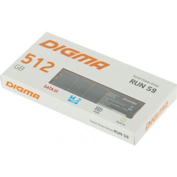 Накопитель SSD Digma SATA III 512Gb DGSR1512GS93T Run S9 M.2 2280 -4