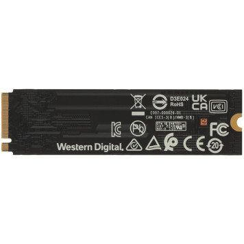 Накопитель SSD WD PCIe 4.0 x4 2TB WDS200T3X0E Black SN770 M.2 2280 -5