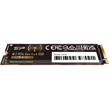 Накопитель SSD Silicon Power PCI-E 4.0 x4 1TB SP01KGBP44US7505 US75 M.2 2280 -1