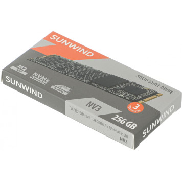 Накопитель SSD SunWind PCIe 3.0 x4 256GB SWSSD256GN3T NV3 M.2 2280 -5