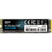 Накопитель SSD Silicon Power PCI-E x4 256Gb SP256GBP34A60M28 M-Series M.2 2280
