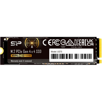 Накопитель SSD Silicon Power PCI-E 4.0 x4 1TB SP01KGBP44US7505 US75 M.2 2280 