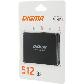 Накопитель SSD Digma SATA III 512Gb DGSR2512GP13T Run P1 2.5