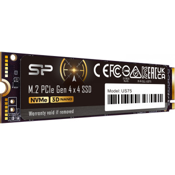 Накопитель SSD Silicon Power PCI-E 4.0 x4 1TB SP01KGBP44US7505 US75 M.2 2280 -3