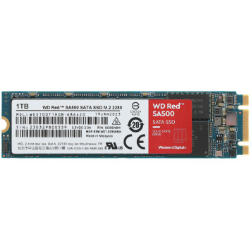 Накопитель SSD WD SATA-III 1TB WDS100T1R0B Red SA500 M.2 2280 -4