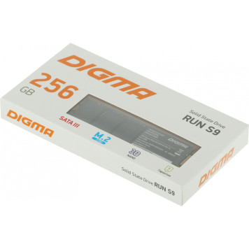 Накопитель SSD Digma SATA III 256Gb DGSR1256GS93T Run S9 M.2 2280 -4