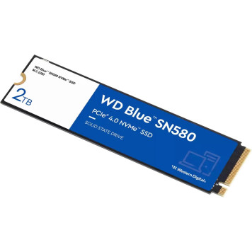 Накопитель SSD WD S PCIe 4.0 x4 2TB WDS200T3B0E Blue SN580 M.2 2280 -2