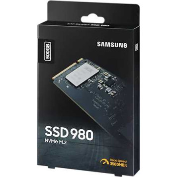 Накопитель SSD Samsung PCI-E x4 500Gb MZ-V8V500BW 980 M.2 2280 -10