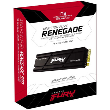 Накопитель SSD Kingston PCI-E 4.0 x4 1Tb SFYRSK/1000G Fury Renegade M.2 2280 -2
