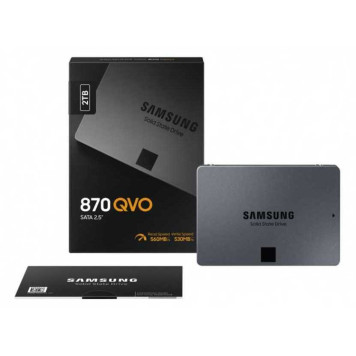 Накопитель SSD Samsung SATA III 2Tb MZ-77Q2T0BW 870 QVO 2.5