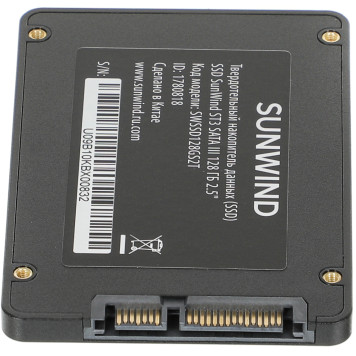 Накопитель SSD SunWind SATA III 128Gb SWSSD128GS2T ST3 2.5