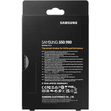 Накопитель SSD Samsung PCI-E x4 250Gb MZ-V8V250BW 980 M.2 2280 -9