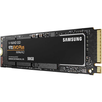 Накопитель SSD Samsung PCI-E x4 500Gb MZ-V7S500BW 970 EVO Plus M.2 2280 -3