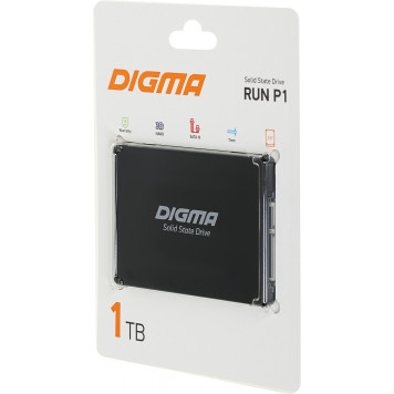 Накопитель SSD Digma SATA III 1Tb DGSR2001TP13T Run P1 2.5