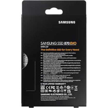 Накопитель SSD Samsung SATA III 250Gb MZ-77E250BW 870 EVO 2.5