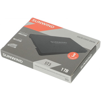 Накопитель SSD SunWind SATA III 1Tb SWSSD001TS2T ST3 2.5