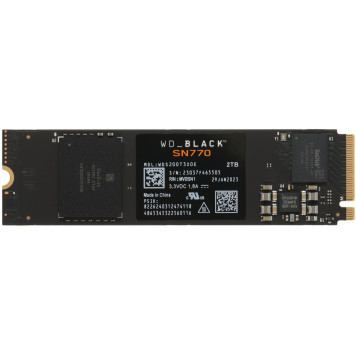 Накопитель SSD WD PCIe 4.0 x4 2TB WDS200T3X0E Black SN770 M.2 2280 -6