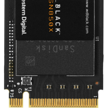 Накопитель SSD WD PCIe 4.0 x4 4000GB WDS400T2X0E Black SN850X M.2 2280 -4