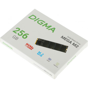 Накопитель SSD Digma PCI-E 3.0 x4 256Gb DGSM3256GM23T MEGA M2 M.2 2280 -4