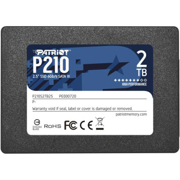 Накопитель SSD Patriot SATA III 2Tb P210S2TB25 P210 2.5