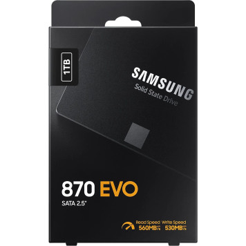Накопитель SSD Samsung SATA-III 1TB MZ-77E1T0B/AM 870 EVO 2.5