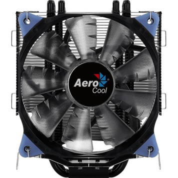 Устройство охлаждения(кулер) Aerocool Verkho 5 DARK Soc-FM2+/AM2+/AM3+/AM4/1150/1151/1155/2011 4-pin 15-27dB Al+Cu 150W 741gr LED Ret -6