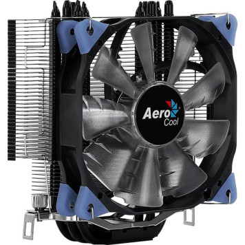 Устройство охлаждения(кулер) Aerocool Verkho 5 DARK Soc-FM2+/AM2+/AM3+/AM4/1150/1151/1155/2011 4-pin 15-27dB Al+Cu 150W 741gr LED Ret -5