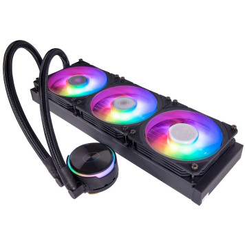 Система водяного охлаждения Cooler Master PL360 Flux ARGB Soc-AM5/AM4/1151/1200/1700 черный 4-pin 32dB Al 250W Ret (MLY-D36M-A23PZ-R1) -2