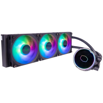 Система водяного охлаждения Cooler Master PL360 Flux ARGB Soc-AM5/AM4/1151/1200/1700 черный 4-pin 32dB Al 250W Ret (MLY-D36M-A23PZ-R1) -1